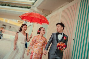 校友袁敏翹在2015年12月結婚了! 